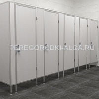 Фотография Сантехнические туалетные перегородки для школ (5 кабин)